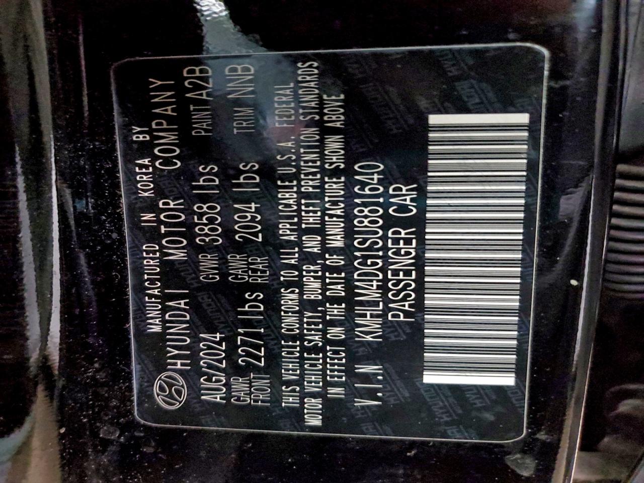 2025 Hyundai Elantra Sel Sport VIN: KMHLM4DG1SU881640 Lot: 91586775