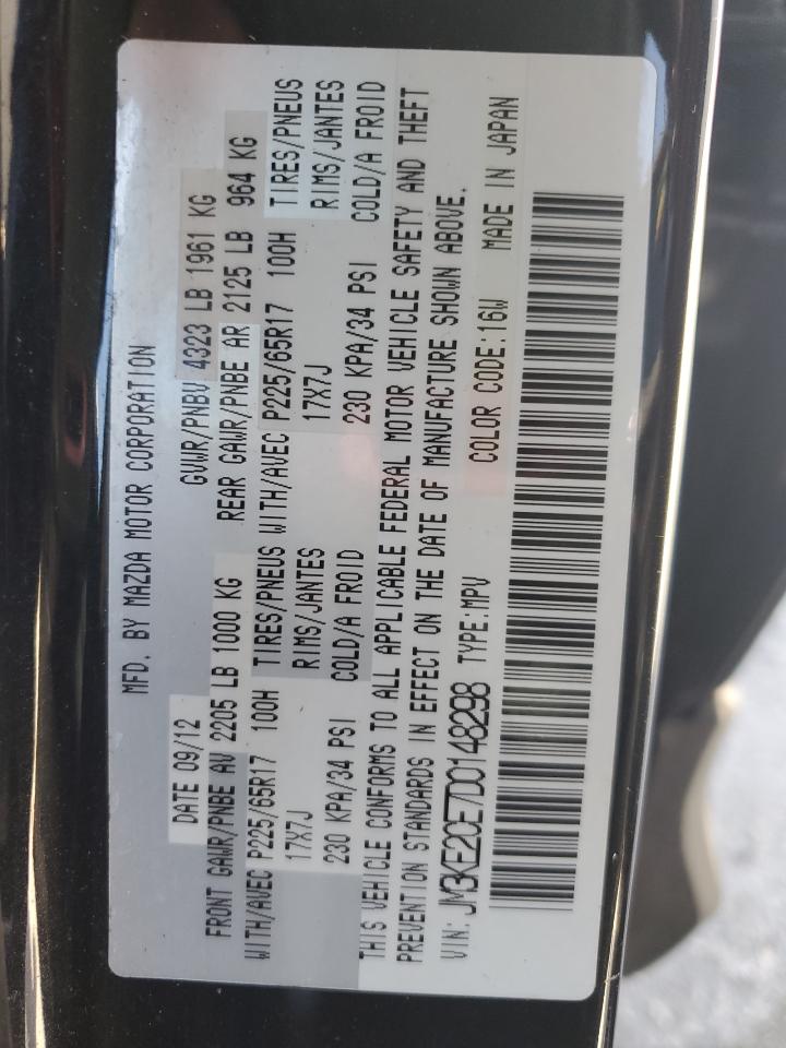 2013 Mazda Cx-5 Touring VIN: JM3KE2CE7D0148298 Lot: 90353575