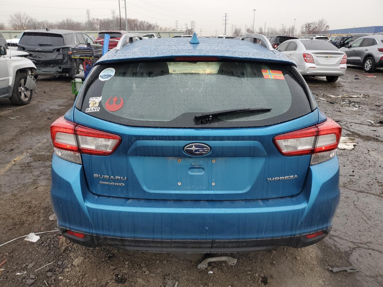 2018 Subaru Impreza Premium Plus VIN: 4S3GTAD61J3717727 Lot: 92515905