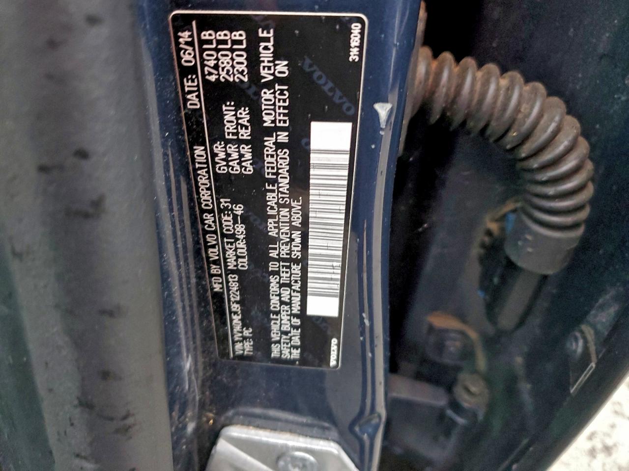 2015 Volvo V60 VIN: YV140MEJ9F1224813 Lot: 93770825