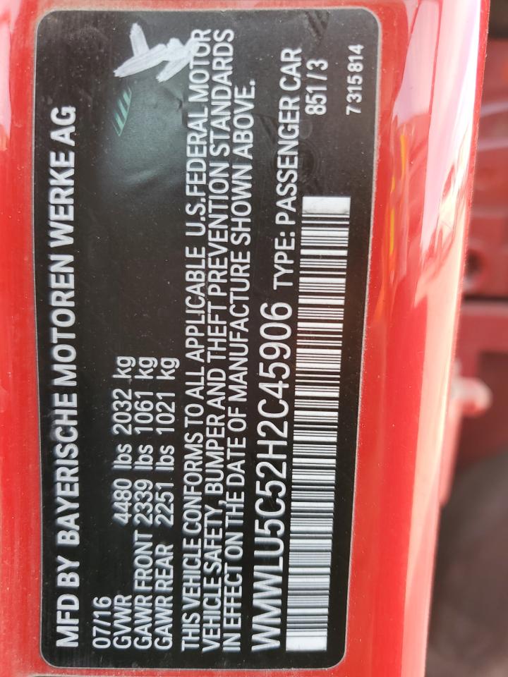 2017 Mini Cooper S Clubman All4 VIN: WMWLU5C52H2C45906 Lot: 91466865