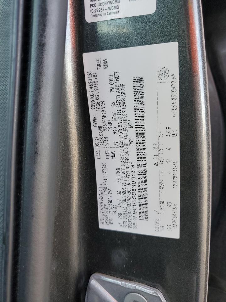 2017 Ford Escape Se VIN: 1FMCU0GD6HUD12141 Lot: 93211555