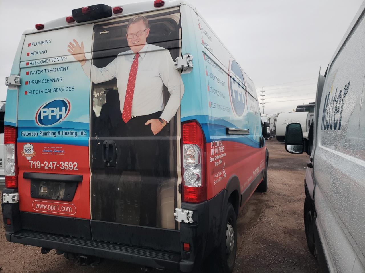 2023 Ram Promaster Delivery Van VIN: 3C6LRVDG8PE517482 Lot: 93285285