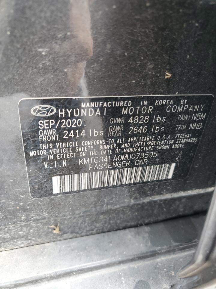 2021 Genesis G70 Elite VIN: KMTG34LA0MU073595 Lot: 93212875