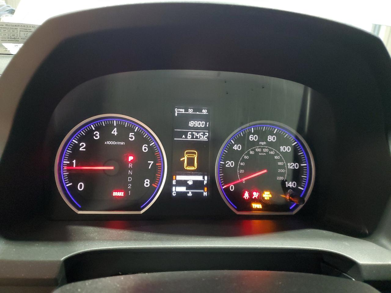 2008 Honda Cr-V Lx VIN: 5J6RE383X8L000696 Lot: 92260405