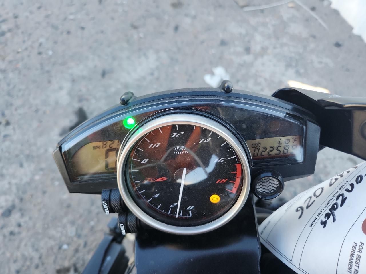 2009 Yamaha Yzfr6 VIN: JYARJ16EX9A012382 Lot: 91030815