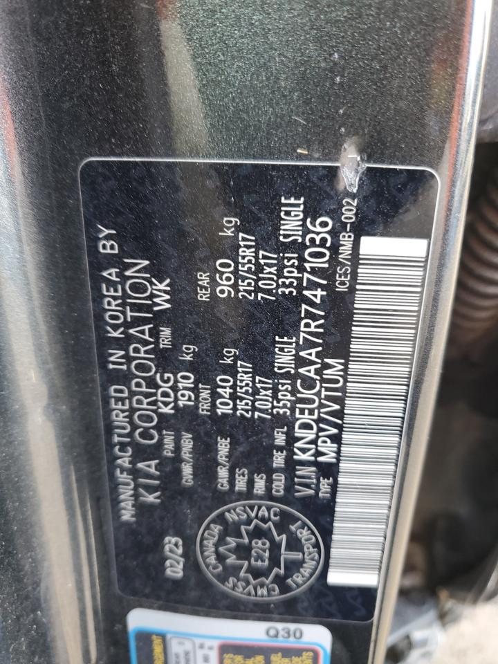 2024 Kia Seltos S VIN: KNDEUCAA7R7471036 Lot: 91173395