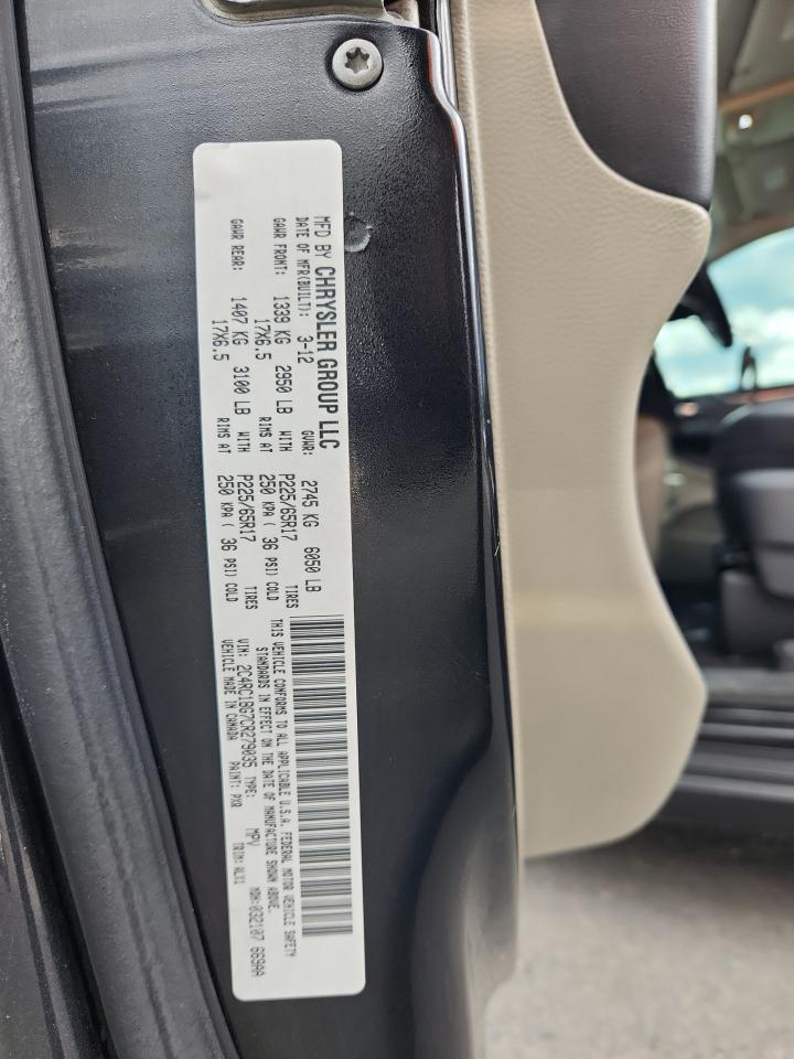 2012 Chrysler Town & Country Touring VIN: 2C4RC1BG7CR279035 Lot: 92900565