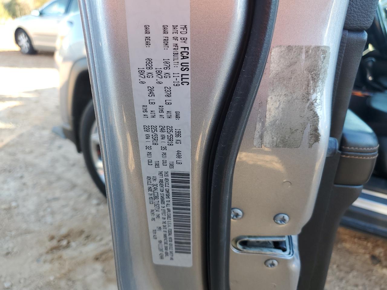 2020 Jeep Compass Limited VIN: 3C4NJCCB6LT152714 Lot: 91530065