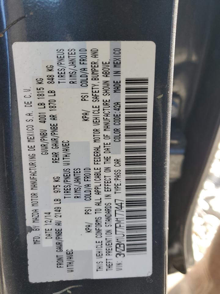 2015 Mazda 3 Sport VIN: 3MZBM1U77FM177447 Lot: 92118795