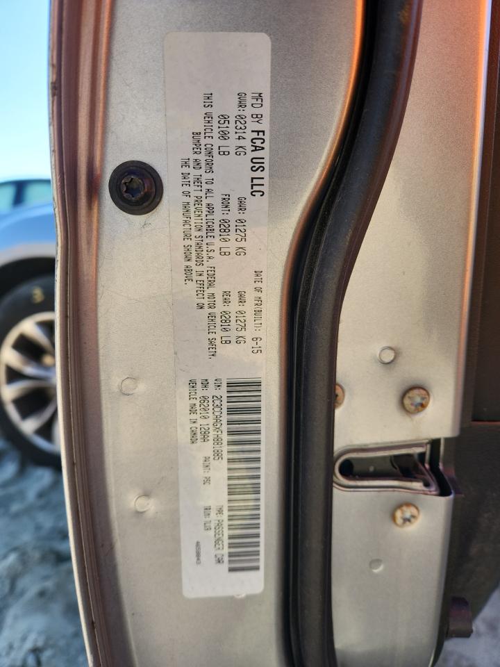 2015 Chrysler 300 Limited VIN: 2C3CCAAGXFH881885 Lot: 92362445