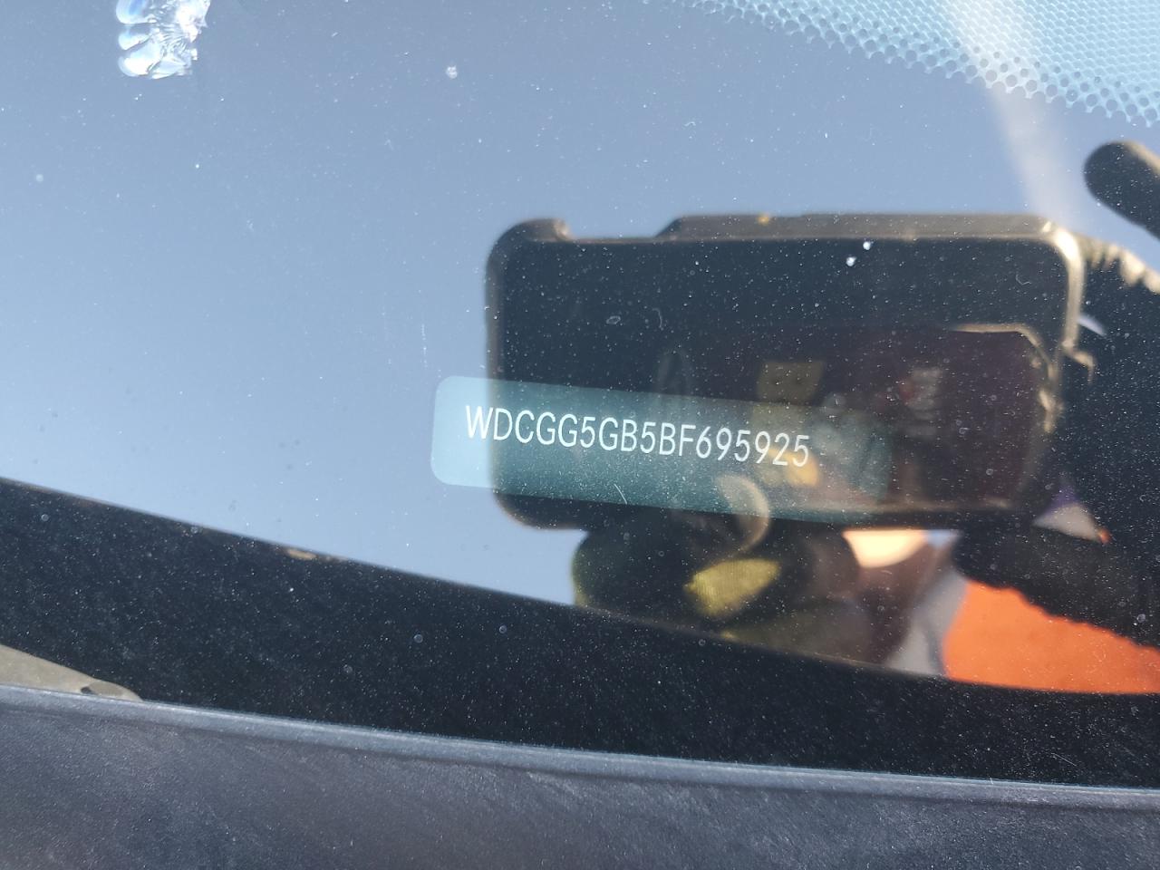 2011 Mercedes-Benz Glk 350 VIN: WDCGG5GB5BF695925 Lot: 92289085