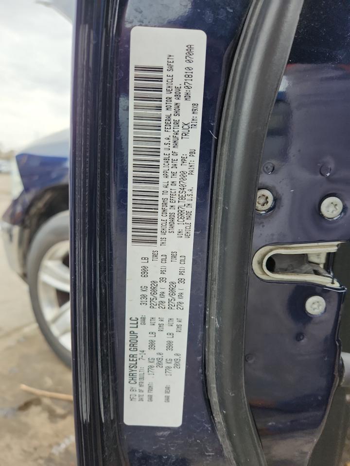 2014 Ram 1500 Slt VIN: 1C6RR7LT8ES407000 Lot: 92546285