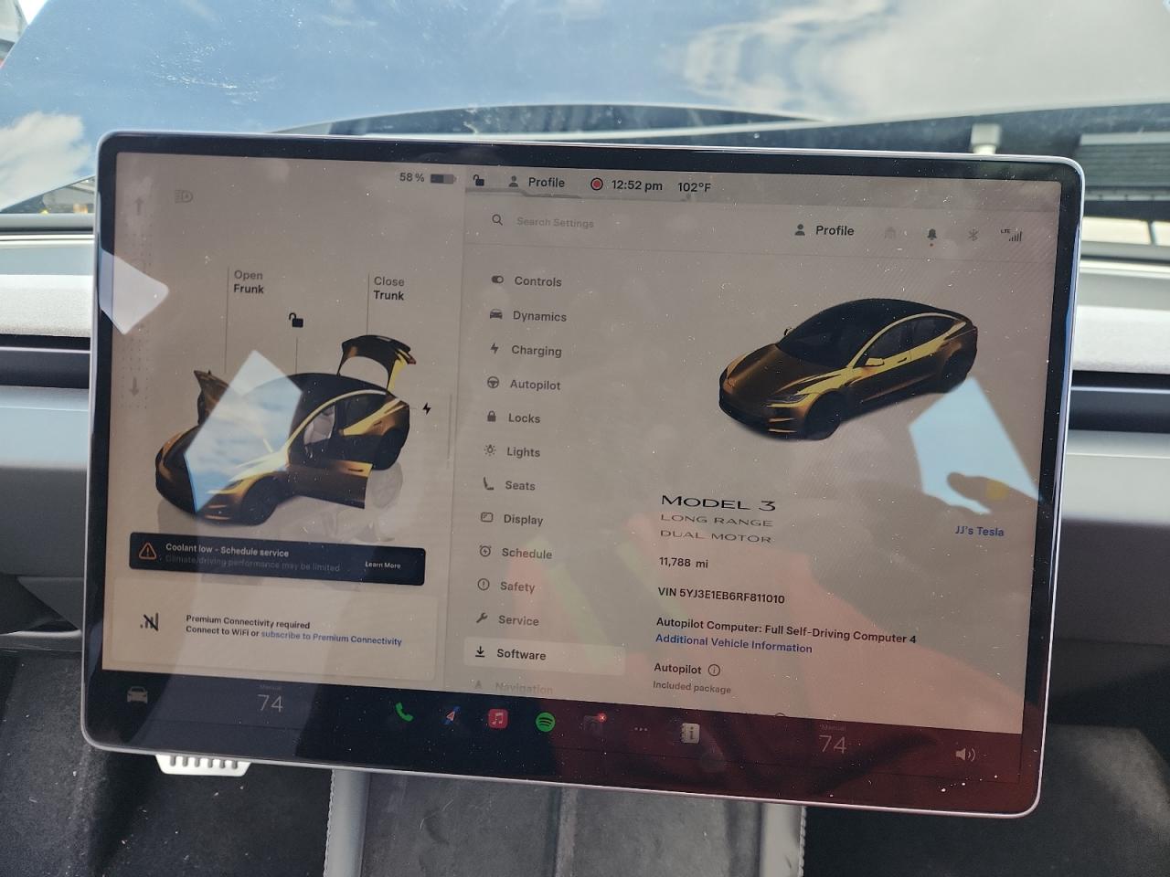 2024 Tesla Model 3 VIN: 5YJ3E1EB6RF811010 Lot: 93488995