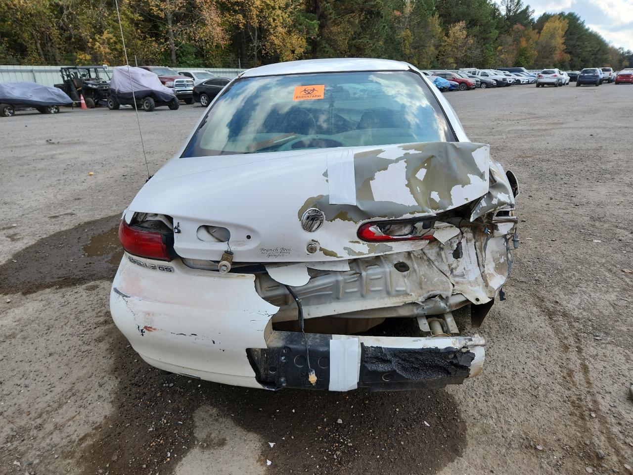 1998 Mercury Sable Gs VIN: 1MEFM50U7WA640657 Lot: 92916995