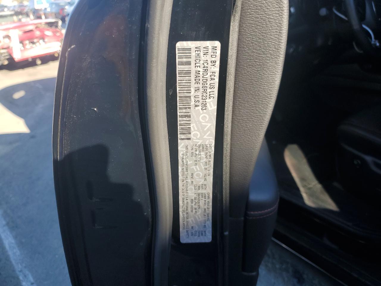 2024 Dodge Durango Gt VIN: 1C4RDJDG6RC231263 Lot: 91315605