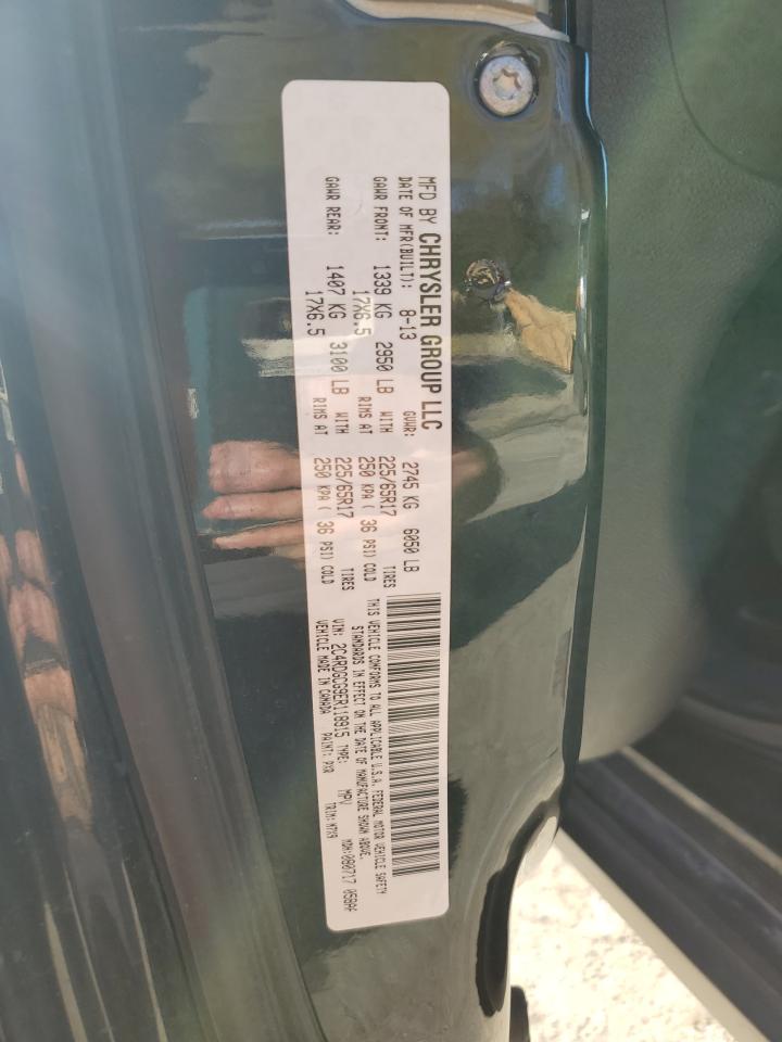 2014 Dodge Grand Caravan Sxt VIN: 2C4RDGCG9ER118915 Lot: 91213305