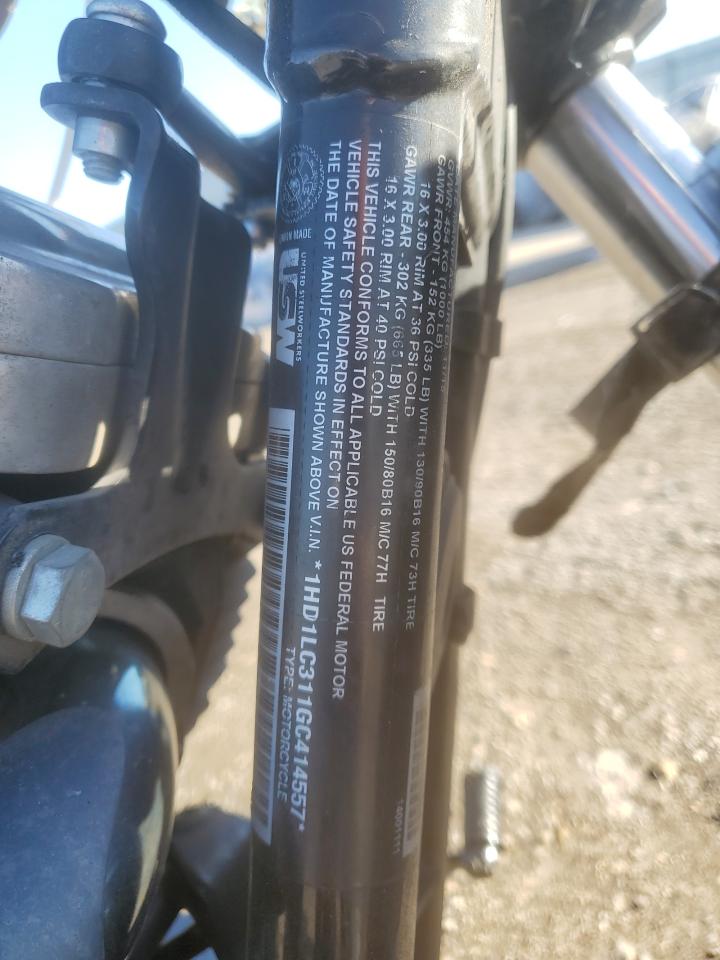 2016 Harley-Davidson Xl1200 Forty-Eight VIN: 1HD1LC311GC414557 Lot: 92198975