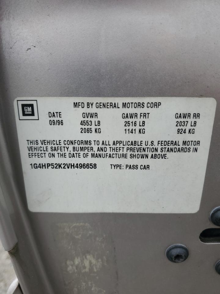 1997 Buick Lesabre Custom VIN: 1G4HP52K2VH496658 Lot: 92139685