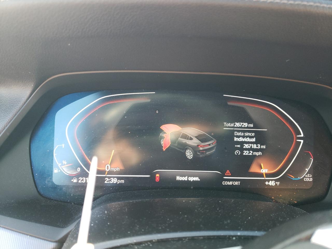 2023 BMW X6 xDrive40I VIN: 5UXCY6C07P9P94407 Lot: 92261015