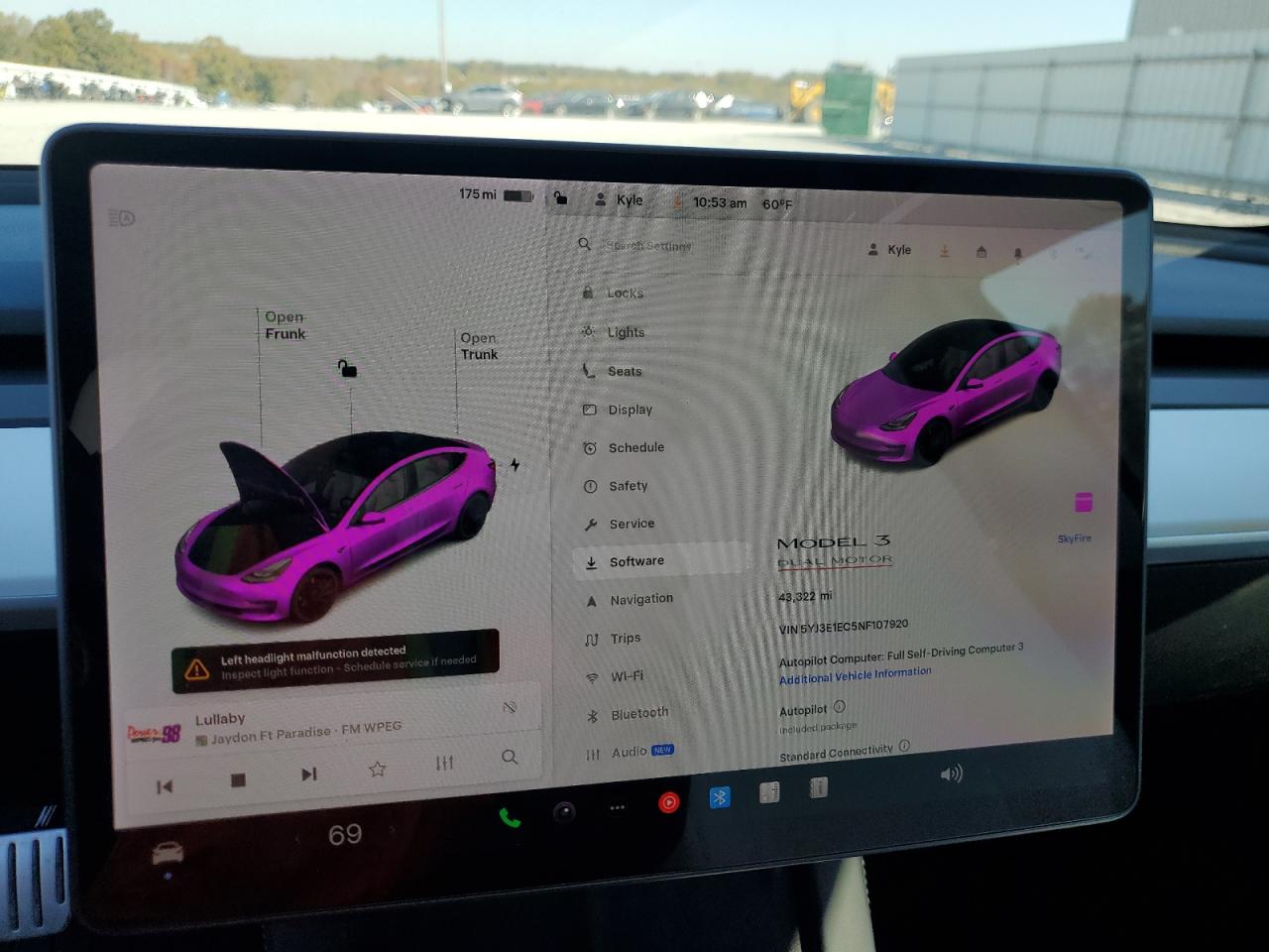 2022 Tesla Model 3 VIN: 5YJ3E1EC5NF107920 Lot: 90308715