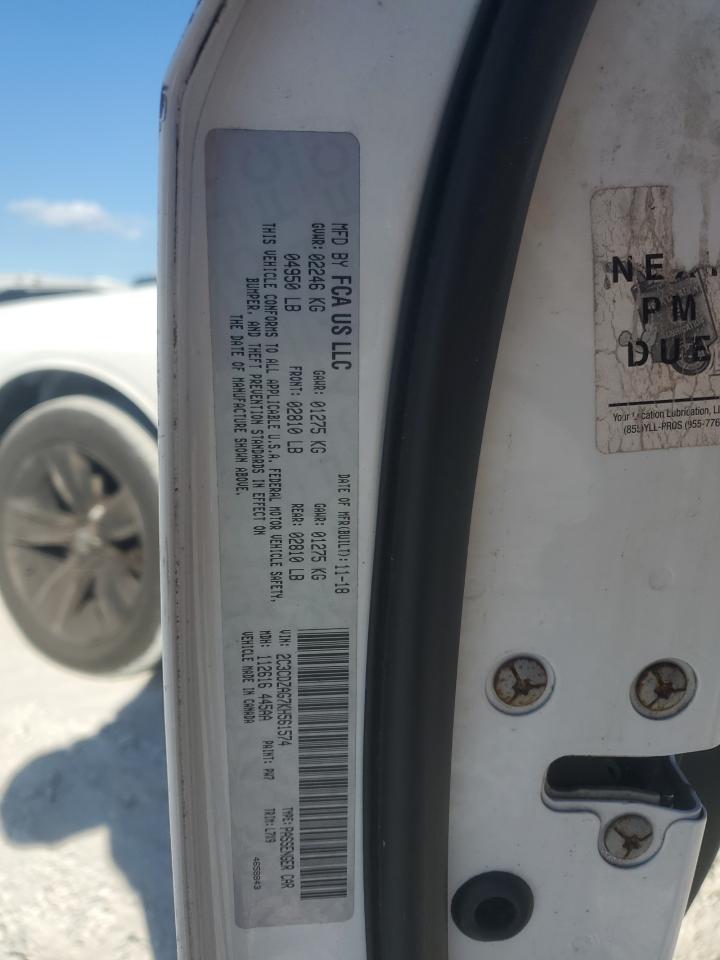 2019 Dodge Challenger Sxt VIN: 2C3CDZAG7KH561574 Lot: 92694755