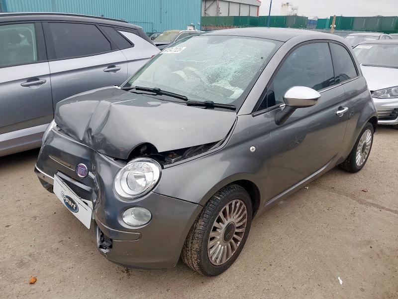 2011 FIAT 500 1.2 LOUNGE 3DR [START STOP] for sale at Copart ROCHFORD