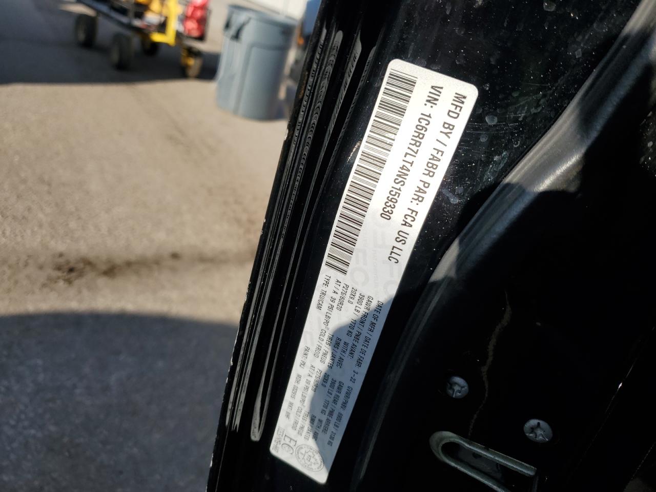 2022 Ram 1500 Classic Slt VIN: 1C6RR7LT4NS159330 Lot: 91147445