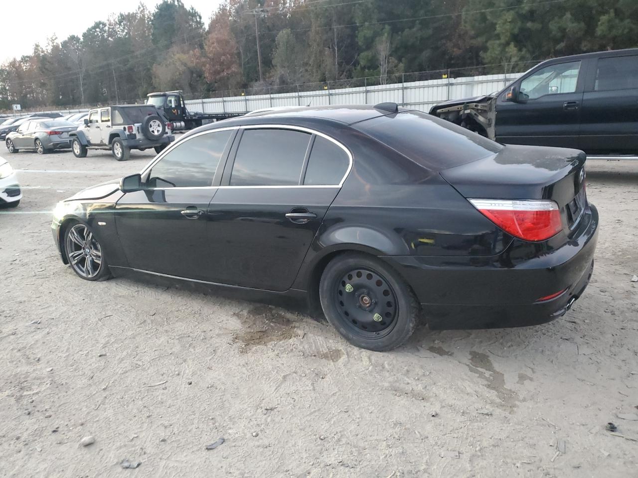 2008 BMW 535 I black null gas WBANW13588CZ72664 photo #3