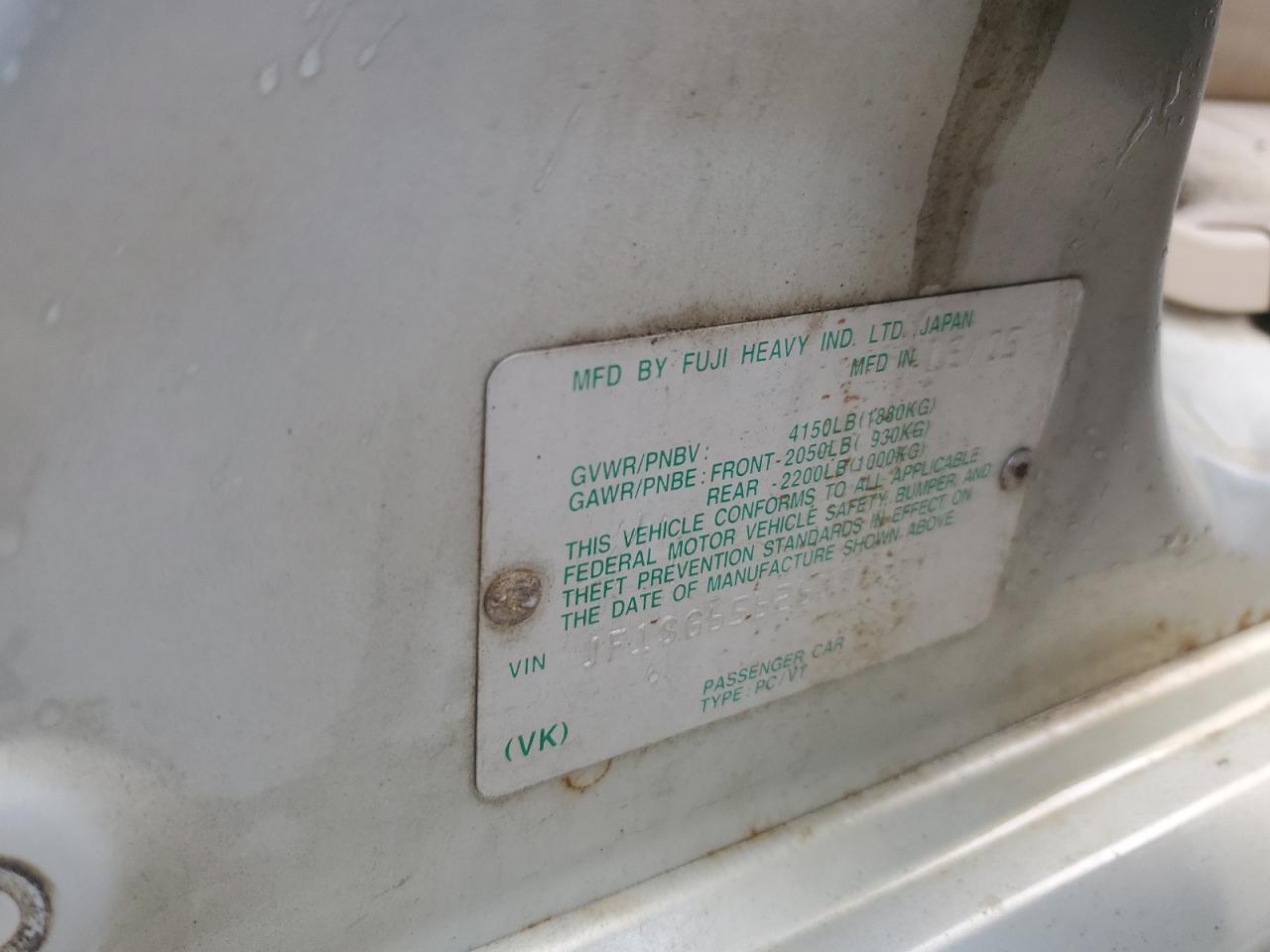 2006 Subaru Forester 2.5X Premium VIN: JF1SG65626H745644 Lot: 91982605