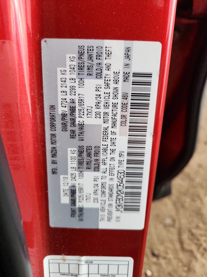 2019 Mazda Cx-5 Touring VIN: JM3KFBCM2K0544530 Lot: 91774715