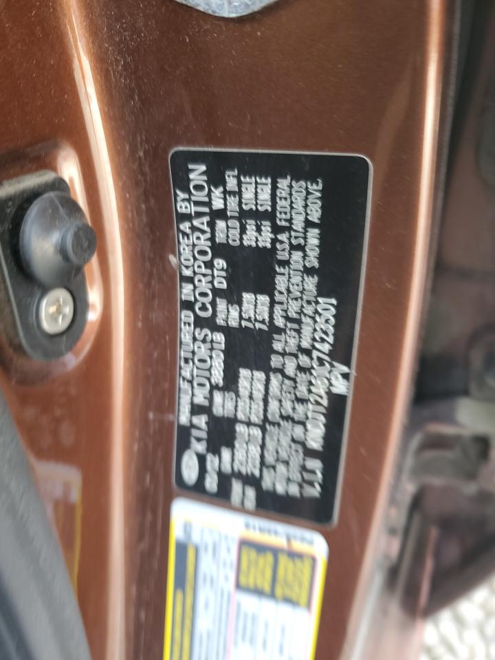 2012 Kia Soul + VIN: KNDJT2A61C7423501 Lot: 93589785