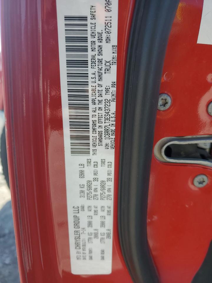 2014 Ram 1500 Slt VIN: 1C6RR7LT3ES437232 Lot: 92328755