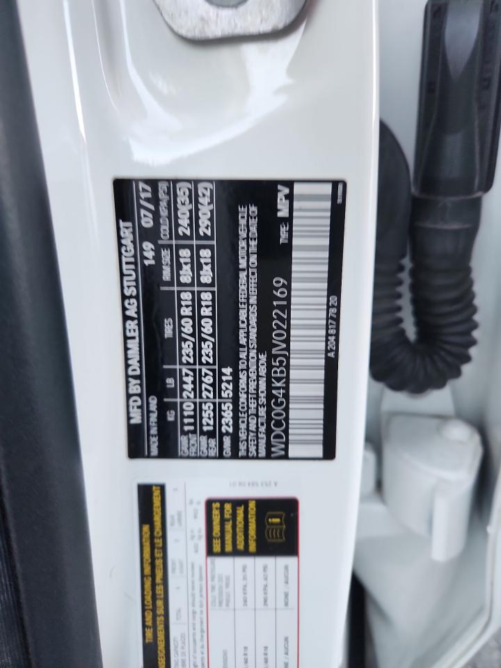 2018 Mercedes-Benz Glc 300 4Matic VIN: WDC0G4KB5JV022169 Lot: 93014165