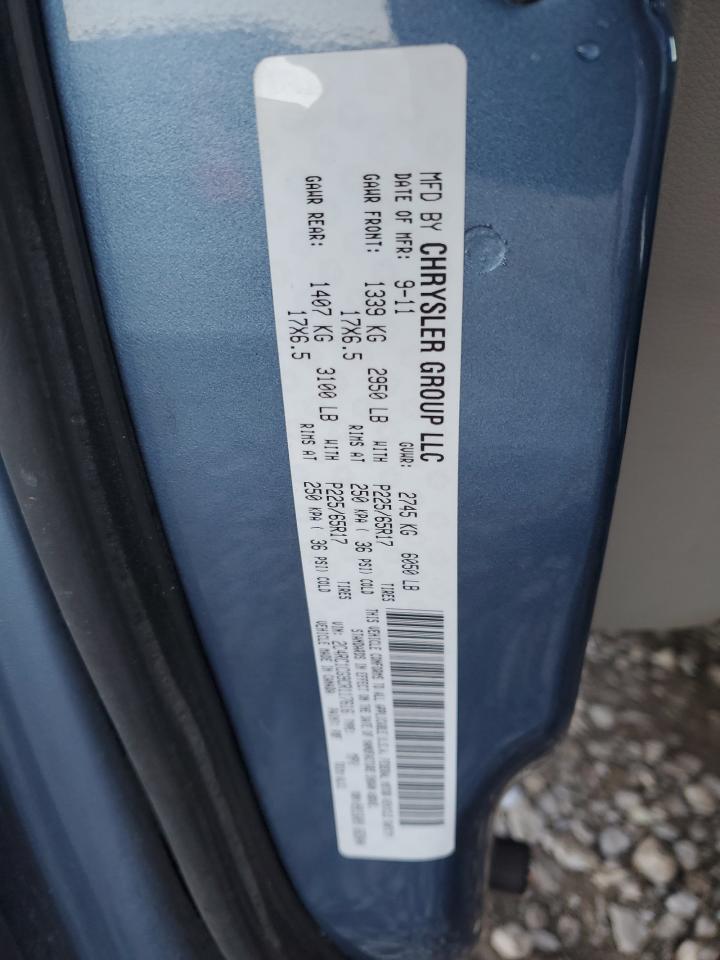 2012 Chrysler Town & Country Touring L VIN: 2C4RC1CG9CR117616 Lot: 91897735