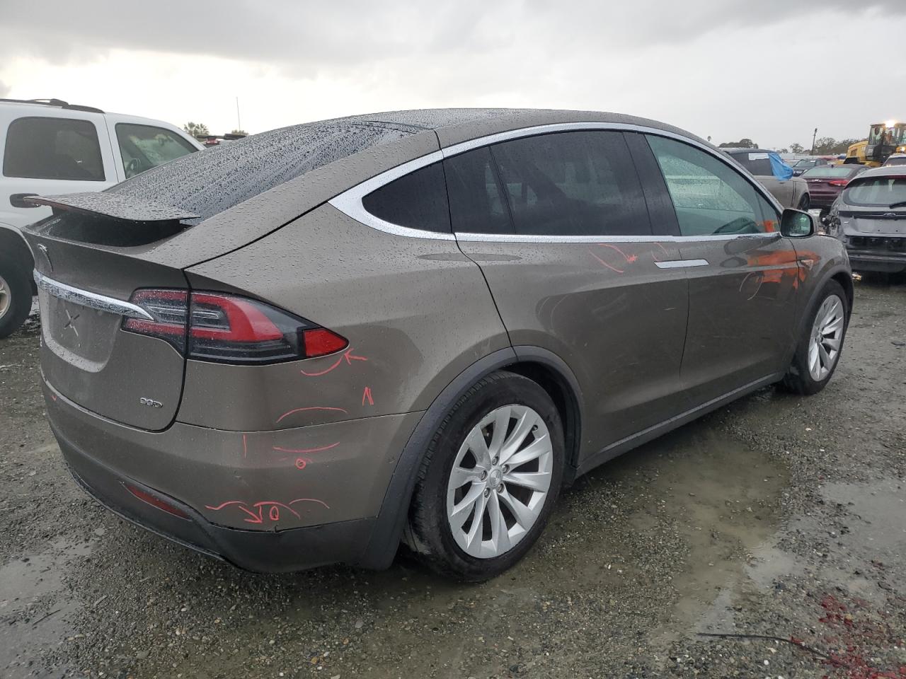 2016 Tesla Model X beige suv electric 5YJXCAE20GF001859 photo #4