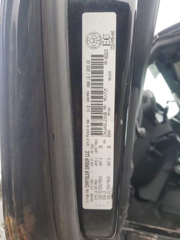 2012 Jeep Wrangler Sport VIN: 1C4AJWAG8CL210168 Lot: 93740315