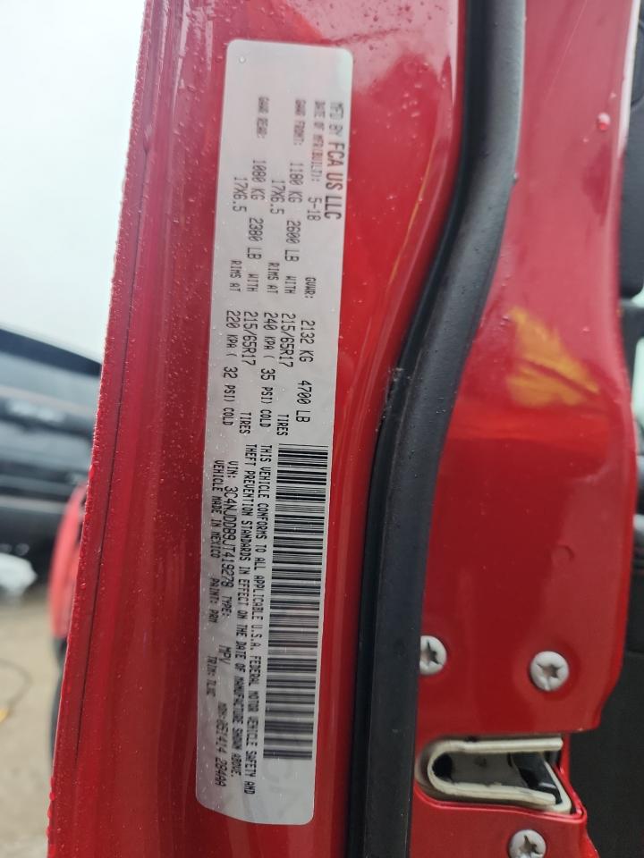 2018 Jeep Compass Trailhawk VIN: 3C4NJDDB9JT419278 Lot: 92419785