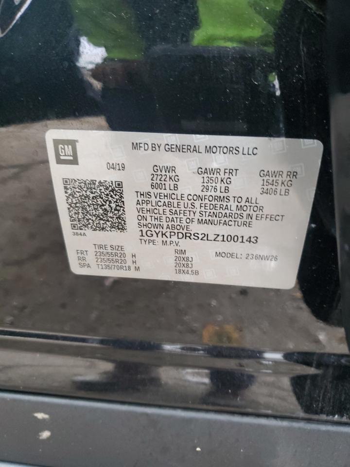 2020 Cadillac Xt6 Premium Luxury VIN: 1GYKPDRS2LZ100143 Lot: 93401155