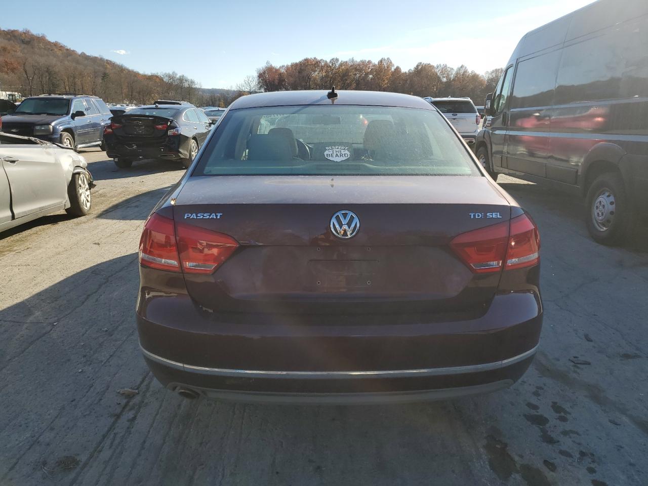 2012 Volkswagen Passat Sel VIN: 1VWCN7A36CC043676 Lot: 91417745
