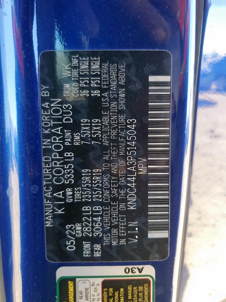 2023 Kia Ev6 Gt Line VIN: KNDC44LA3P5145043 Lot: 90871985