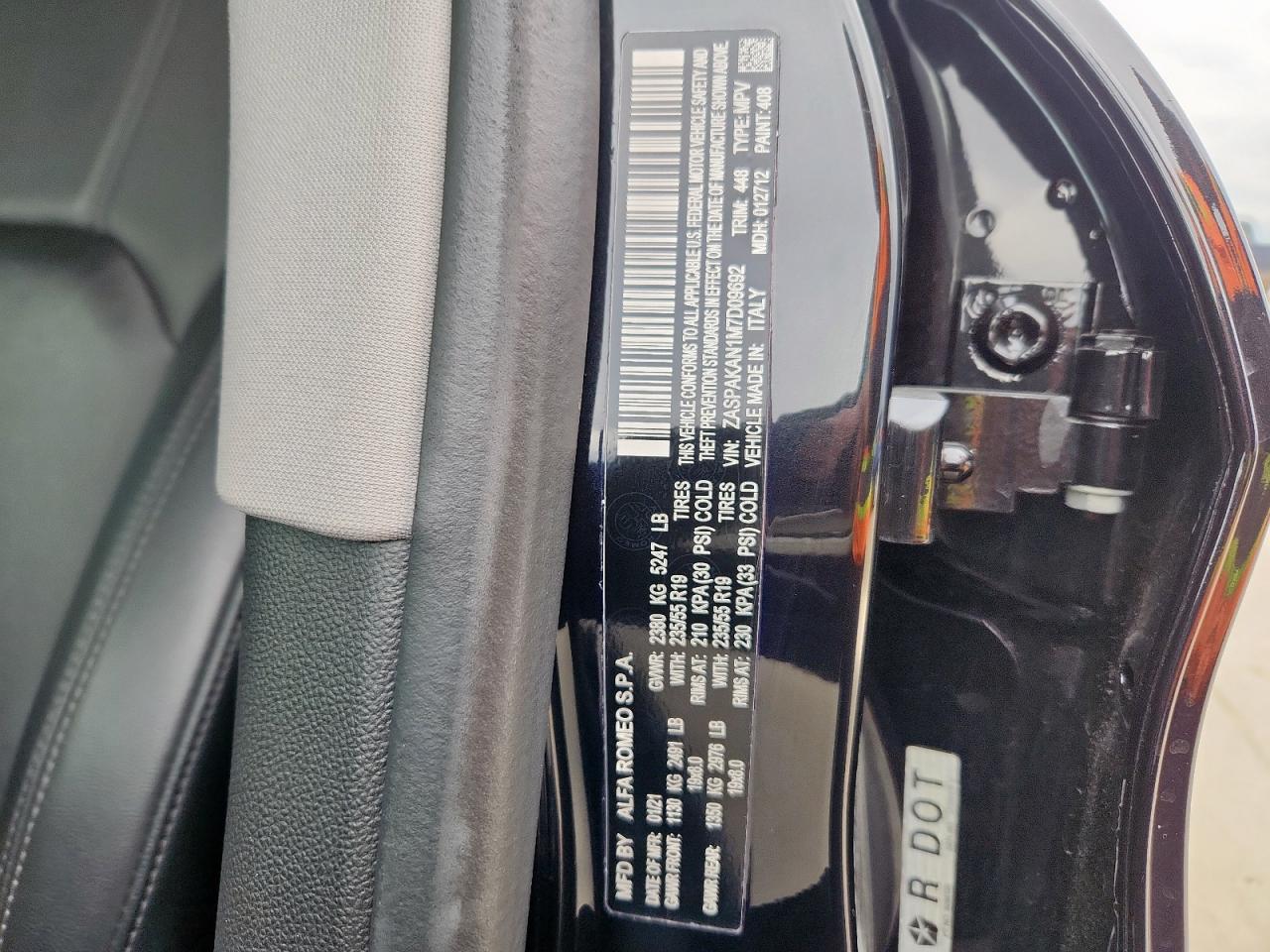 2021 Alfa Romeo Stelvio Sport VIN: ZASPAKAN1M7D09692 Lot: 90871455