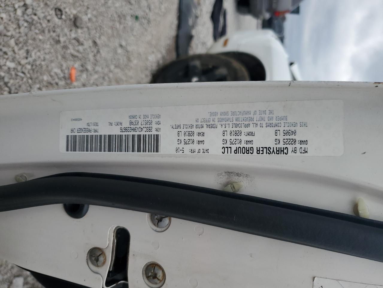 2010 Dodge Challenger Se VIN: 2B3CJ4DV3AH228676 Lot: 91651595