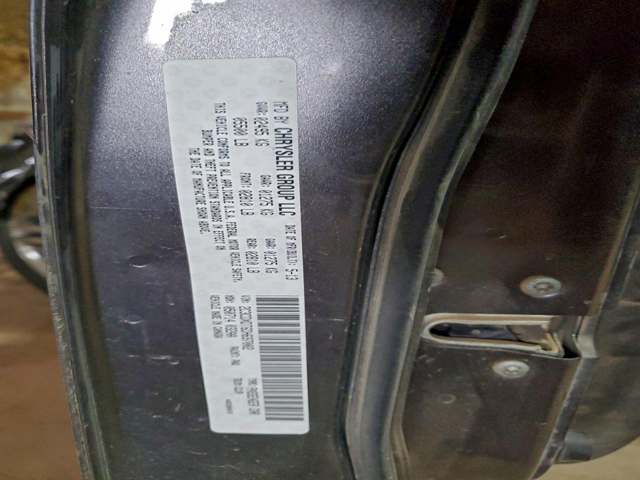 2013 Dodge Charger R/T VIN: 2C3CDXDT6DH697002 Lot: 94238505