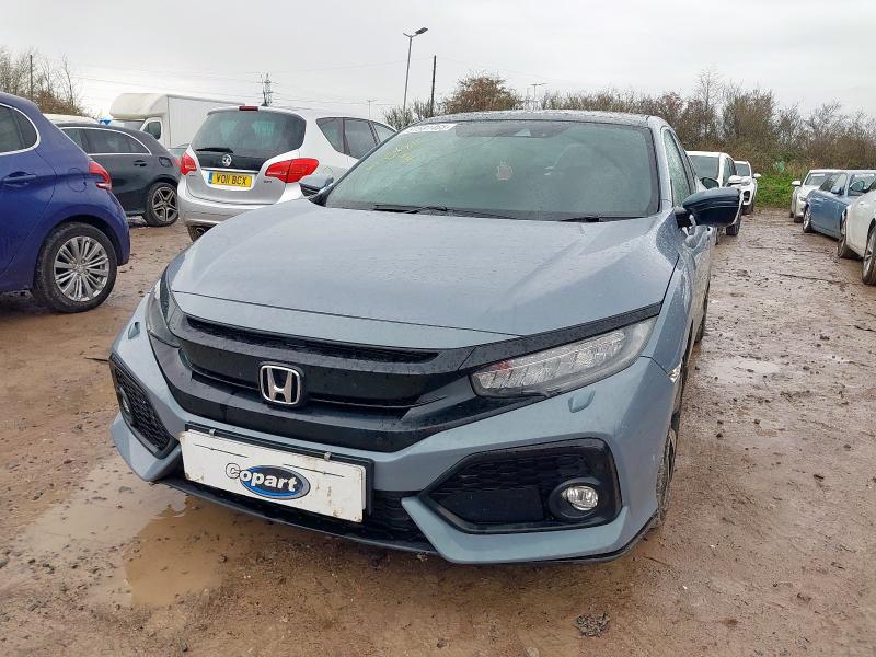 2018 HONDA CIVIC 1.0 VTEC TURBO 126 EX 5DR CVT for sale at Copart BRISTOL