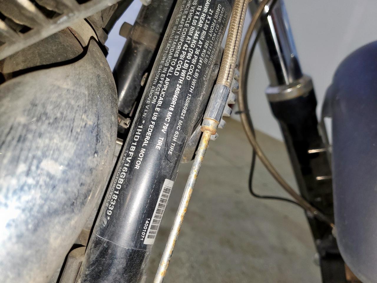 2016 Harley-Davidson Fxsb Breakout VIN: 1HD1BFV16GB018339 Lot: 92856625