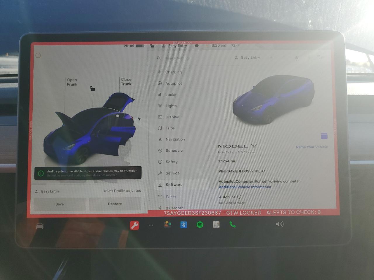 2025 Tesla Model Y VIN: 7SAYGDED3SF230687 Lot: 90876065