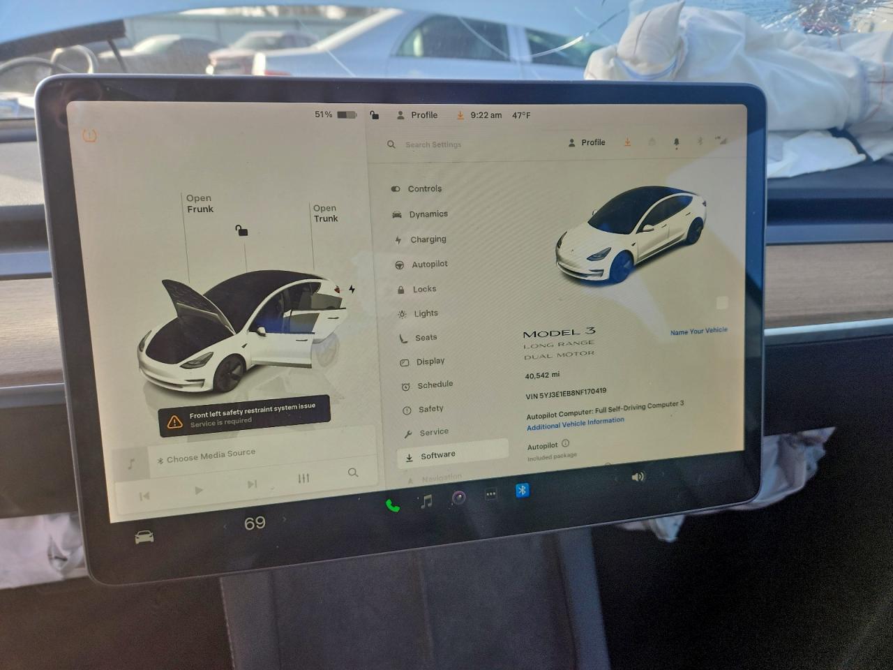 2022 Tesla Model 3 VIN: 5YJ3E1EB8NF170419 Lot: 90294965