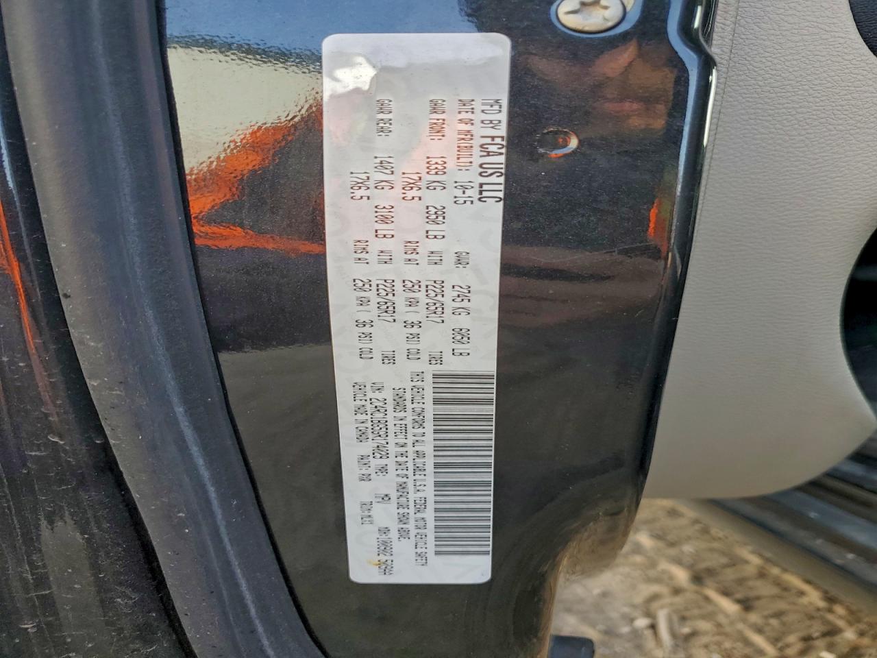 2016 Chrysler Town & Country Touring VIN: 2C4RC1BG5GR174029 Lot: 94049745