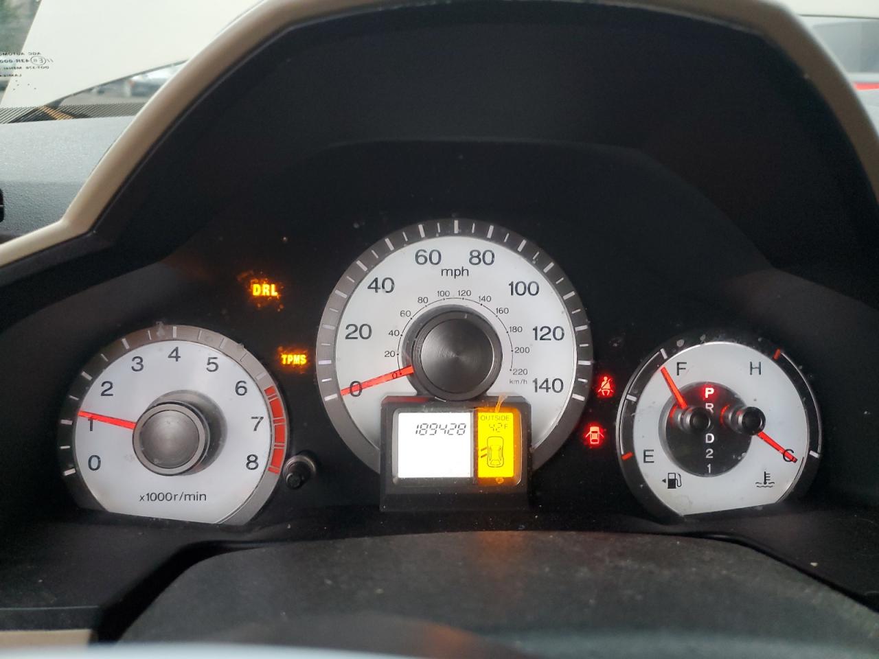 2009 Honda Pilot Exl VIN: 5FNYF48589B001193 Lot: 93675815